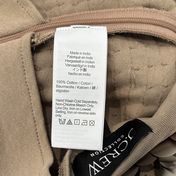 J. Crew Collection Statement Bronze Sequin Mini Skirt 100% Cotton NWOT Size XXS - Picture 5 of 6